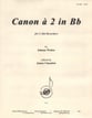 Canon a 2 in B-flat Alto Recorder Duet cover